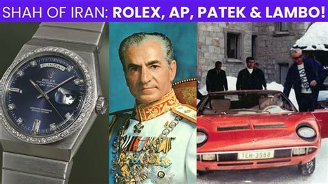 sarcar audemars piguet|The Unlikely Watch Collector: The Shah of Iran .